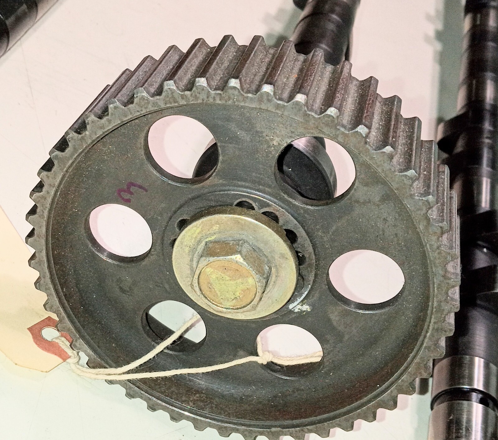 Ferrari 512M Intake Exhaust Camshafts_Timing Belt Sprockets_Complete Set of 4_OE