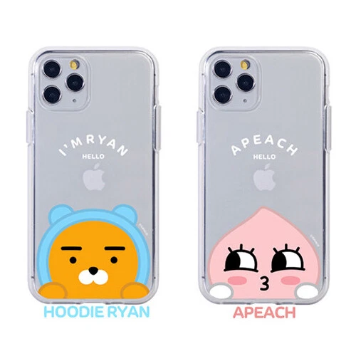 Funda de gelatina transparente Kakao Friends Peekaboo para iPhone 6/6S iPhone 6/6S Plus Foto 3 de 4