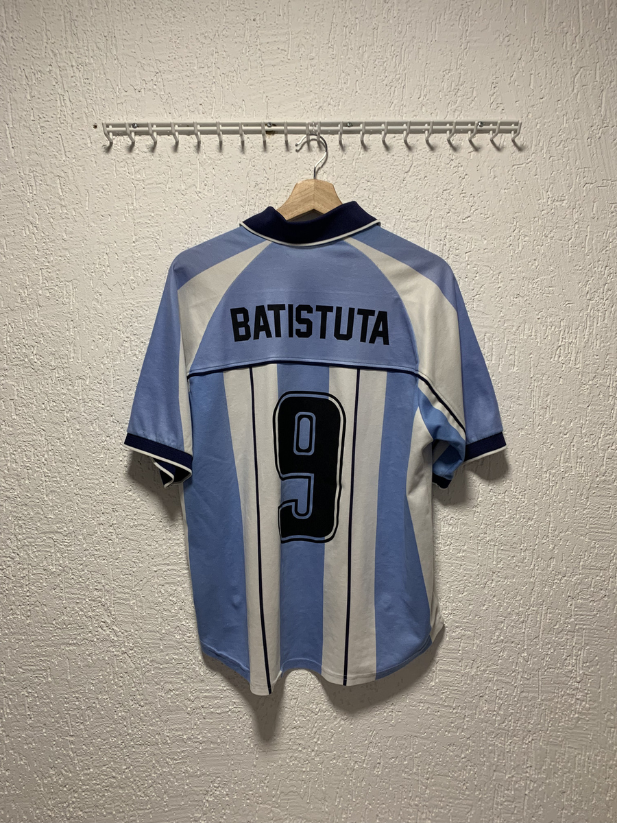 Argentina 2001 Reebok Home Soccer Jersey Men's Sz M Batistuta | eBay