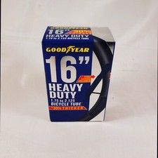 Goodyear 16" Heavy Duty Bicycle Tube - 1.75" - 2.125" Width - Schrader Valve