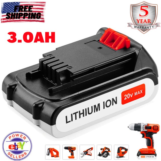 Decker 20 Volt Lithium Battery Lbxr20 