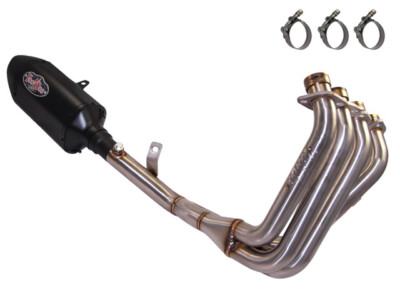 FACTORY CLEARANCE VooDoo 4 into 1 Full Exhaust 2006-2020 Yamaha YZF R6-V Black