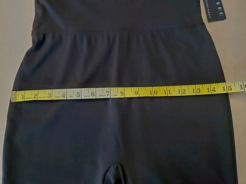 Young Women's Junior Activewear Legging Pants Cropped Size S Black By Shosho NWT - Picture 4 of 12