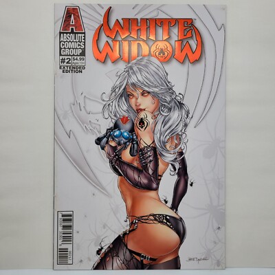 White Widow #2 2nd Print Regular Gold Holographic Foil Logo Cover