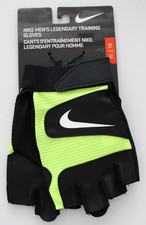 Nike Men's Legendary Training Gloves Men's Large Black/Volt