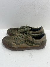 Vans Old Skool Moss Green Suede Gum Soles US ...