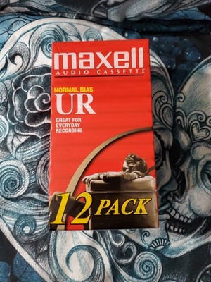 Maxell Cassette Tape 12Pk 60min./90. New Sealed