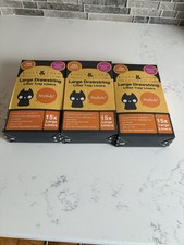 Lot of 3 - 15 XLG Drawstring Litter Box Liners 30in X 17in Cat Litter Bags