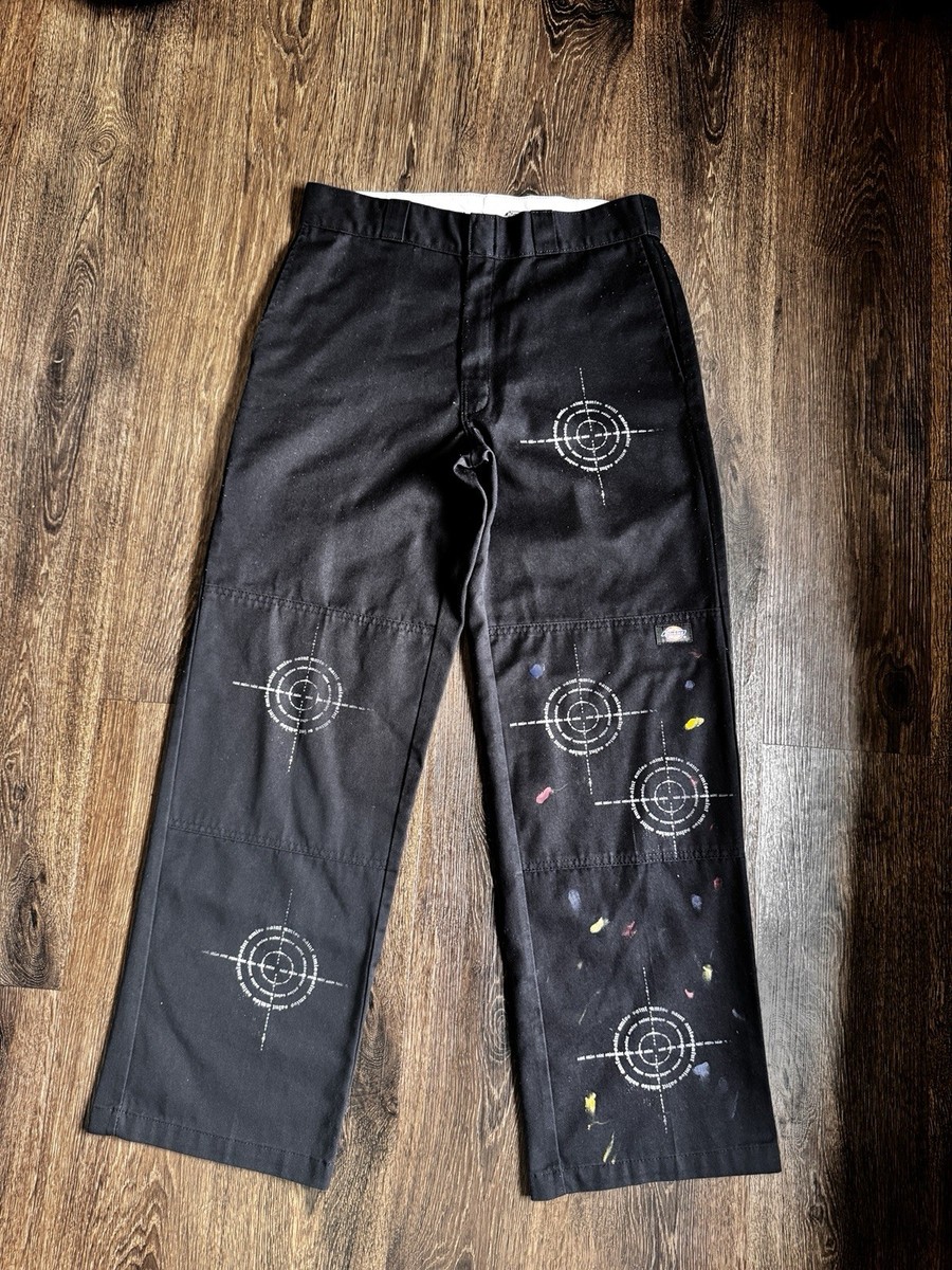 【新品未使用】Dickies ダブルニー made in USA 31×32 Dickies Pants 32x31 Tan Carpenter Double Knee Work Wear