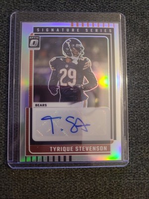 2025 Panini Donruss Optic Tyrique Stevenson #SSH-TS Signature Series Auto Bears