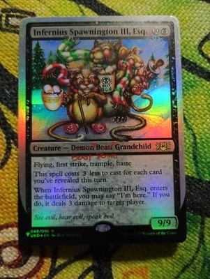 FOIL Infernius Spawnington III, Esq. - The List - NM - Magic: The Gathering MTG