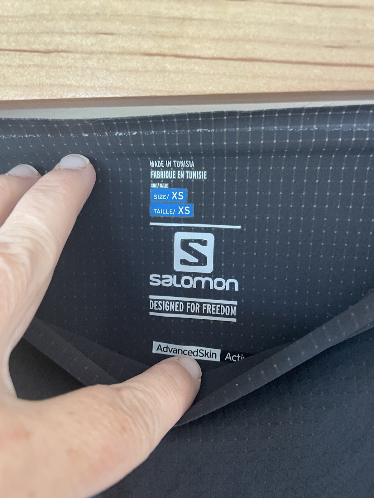 Gonna Salomon donna taglia small S LAB nera usata in ottime condizioni leggera da corsa