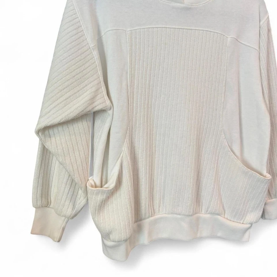 Moletom vintage anos 90 Lotus Sport mistura de malha com bolsos  - Imagem 2 de 4