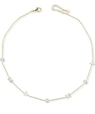 Collana Donna LIU JO LUXURY Collezione ESSENTIAL in Acciaio Gold con Zirconi cod