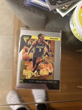 2022 Panini Chronicles Flux Draft Picks TyTy Washington Jr Blue Prizm /99 #10