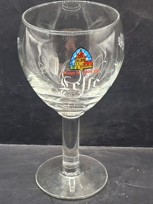 Leffe Beer Chalice Glasses 33cl   Stemmed Goblet   7.5'' Tall