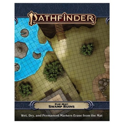 Pathfinder Tiles And Maps Pf 2nd Edition: Flip-Mat - Swamp Ruins