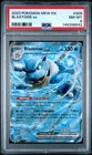 2023 POKEMON MEW EN-151 #009 BLASTOISE EX PSA 8