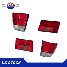 New Rear Tail Light Set For Bmw E34 1987-95 Us White Indicator Clear Style Pair