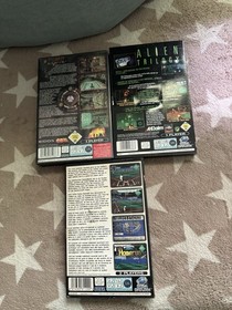 Sega Saturn Spiele Bundle (Tomb Raider, Alien Trilogy, World Series Baseball)