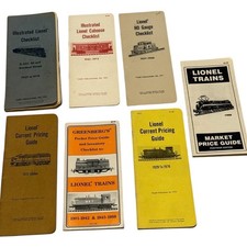 Lot of 7 Ladd April Publications Greenberg's Lionel Train Guides 1901 to 1988