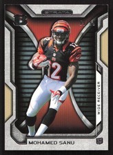 2012 Topps Strata (Hobby) Mohamed Sanu Gold #/99 RC Rookie #81 Card. rookie card picture