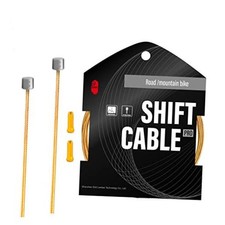 Bicycle PRO Shift Cable for Shimano/SRAM Shifter Cable Universal gold 1x3000mm