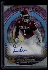 2023 Bowman University Inception Tony Grimes Prospect Auto BIA-TG Texas A&M