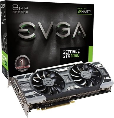 EVGA GeForce GTX 1080 GAMING ACX 3.0 8GB GDDR5X LED DX12 OSD Support PXOC