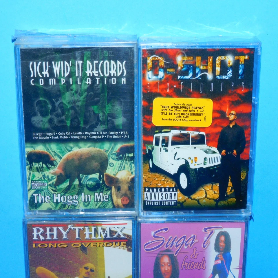 SICK WID IT RECORDS COMPILATION+ D-SHOT+ SUGA T+ RHYTHM X--SEALED CASSETTES - Image 2 of 4