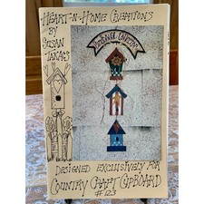 Wooden Birdhouse Decor Craft Pattern and painting instruction booklet