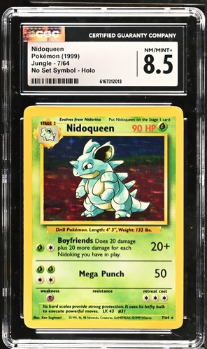 Nidoqueen (Unlimited) graded CGC 8.5 for sale on eBay