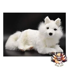 NEW Hansa Arctic Fox Plush Toy 40cm Japan Gift