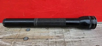 Grande Lampe de poche vintage MAGLITE noir Torche Ontario made in usa - Photo 1/4