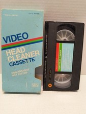 Realistic Video Head Cleaner Tape Non-Abrasive Wet System VHS 44-1185 Pre-owned