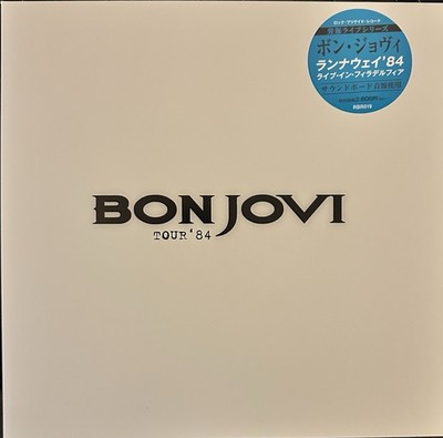 BON JOVI Live Import Vinyl 'Tour 84' Japan w/Poster Soundboard Recording 1984