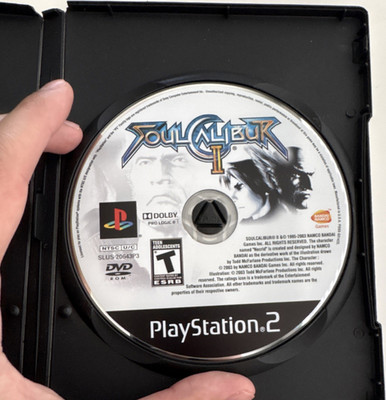 Namco Bandai Games Soul Calibur II PS2 Manual NTSC-U/C T-Fighting