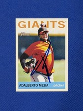 Adalberto Mejia 2013 Topps Heritage Minors #112 Autograph Giants Auto Signed P’