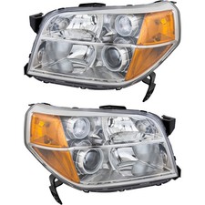 Driver and Passenger Side Headlights For Honda Pilot 2006-2008 Halogen