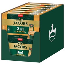 JACOBS L&ouml;skaffee 3in1 Typ Caramel 12x10 Getr&auml;nke Sticks l&ouml;slicher Kaffee Instant
