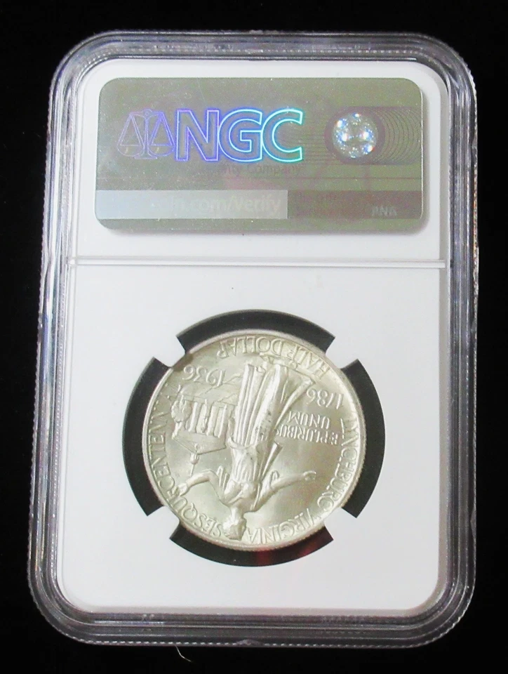 1936 50C Lynchburg MS66 NGC Mintage 20,013 - Image 4 of 4