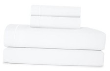 Sheets 4 Piece Set with 2 Pillowcases, Soft Microfiber King White