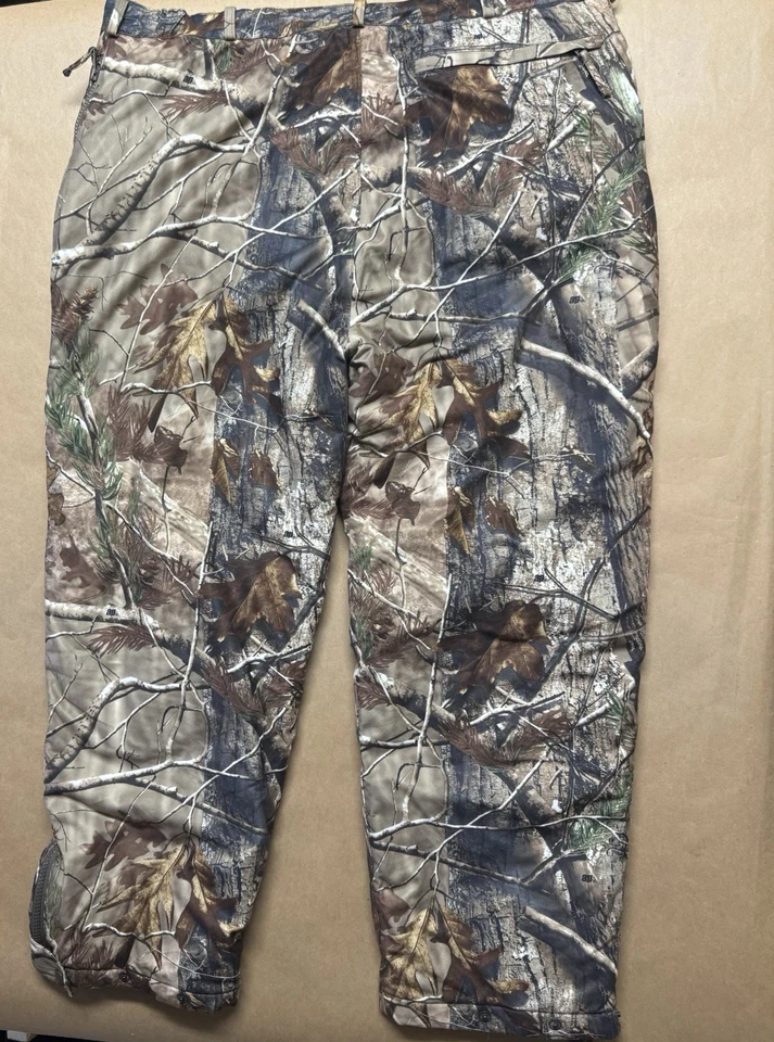 Охотничьи штаны Cabela's мужские 2XL RealTree камуфляжные изолированные AP HD бант охотничьи теплые - Изображение 3 из 4