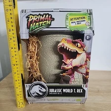 Jurassic World Park Primal Hatch T-REX Tyrannosaurus Rex Dinosaur Egg Figure🦖