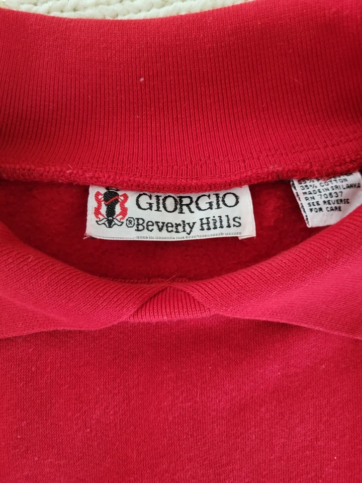 Винтажная мужская толстовка Giorgio Beverly Hills размер средний - Изображение 3 из 4