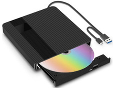 Lettore CD DVD Esterno per PC Portatile USB 3.0 Type-C Masterizzatore CD/DVD