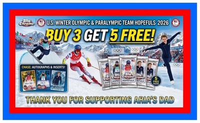 2026 Topps Chrome US Winter Olympic Hopefuls REFRACTORS too PICK 3 & GET 5 FREE