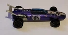 Vintage 1969 Mattel Hot Wheels Redline Indy Eagle diecast race car model purple