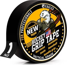 Hockey Tape Multipurpose Cloth Tape Roll for Lacrosse Baseball & Softball Bats,