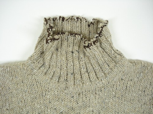 Wild Atlantic Wools Pullover Damen Größe 8 Large braun Merinowolle handgefertigt Vintage - Bild 2 von 19